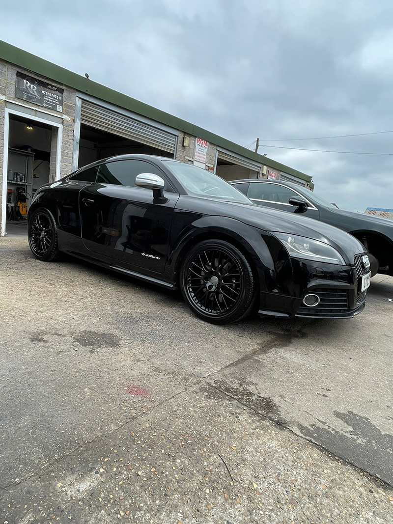 Audi TT after alloy refurbishment